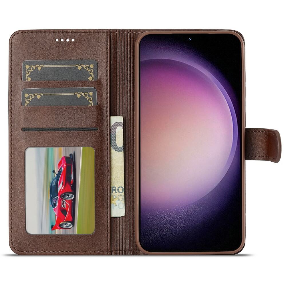Galaxy S25 - LC.IMEEKE Leder Etui Hülle - Image 30