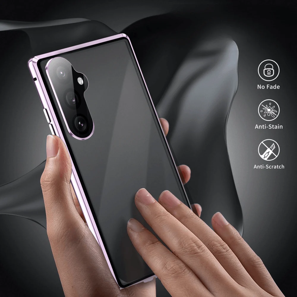 Galaxy S25 - Magnetische 360° Premium Schutzhülle mit Panzerglas - Image 2