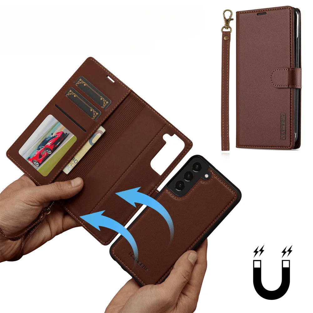 Galaxy S25+ Plus - LC.IMEEKE L2 Serie Brieftasche und Hülle - Image 15