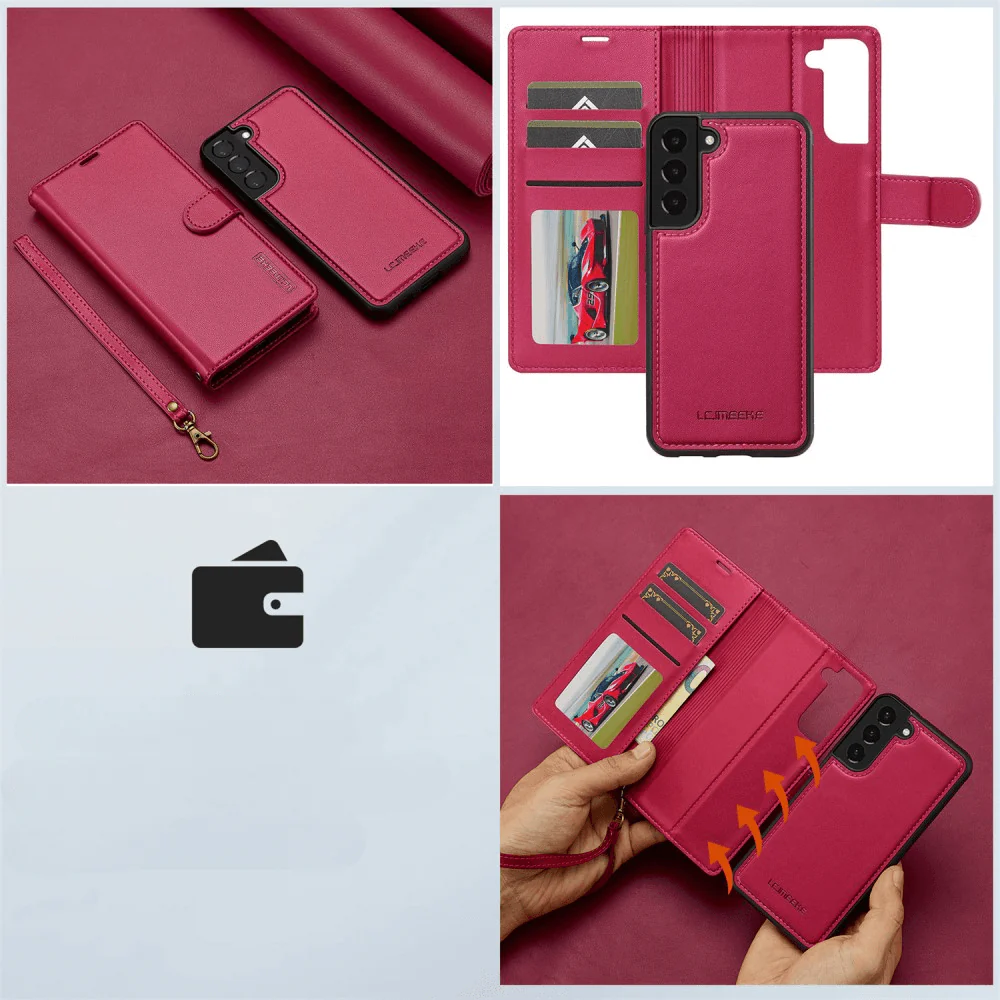 Galaxy S25+ Plus - LC.IMEEKE L2 Serie Brieftasche und Hülle - Image 37