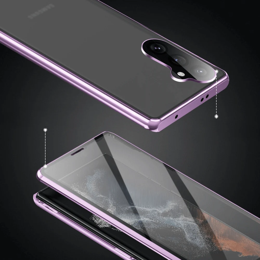 Galaxy S25+ Plus - Magnetische 360° Premium Schutzhülle mit Panzerglas - Image 3