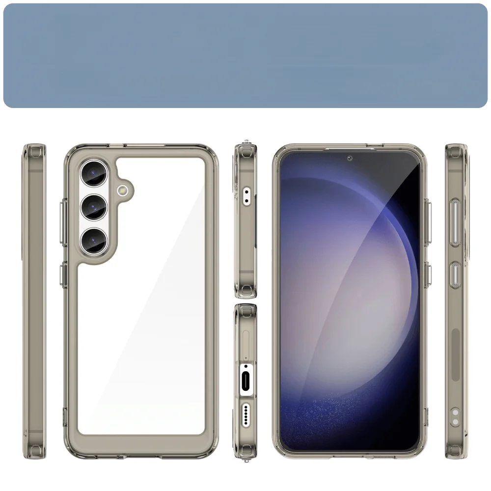 Galaxy S25+ Plus - Schützende Acryl-Handyhülle mit erhöhtem Rand - Image 15