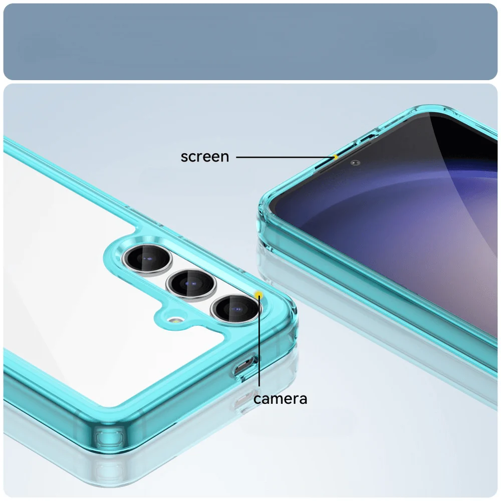 Galaxy S25+ Plus - Schützende Acryl-Handyhülle mit erhöhtem Rand - Image 19