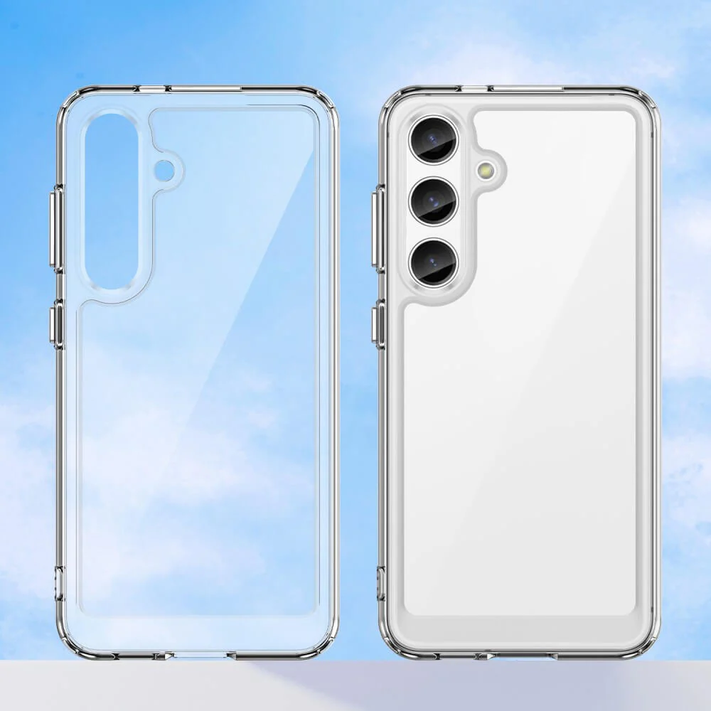 Galaxy S25+ Plus - Schützende Acryl-Handyhülle mit erhöhtem Rand - Image 22