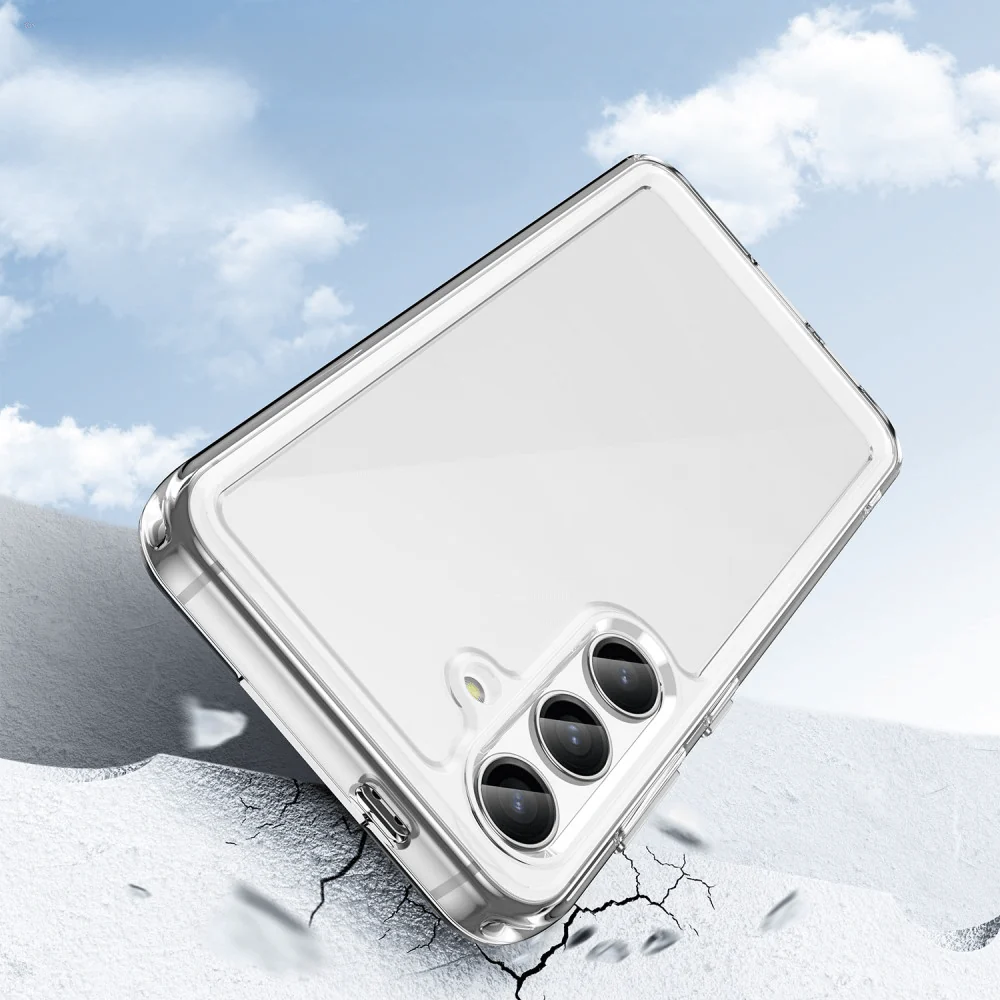 Galaxy S25+ Plus - Schützende Acryl-Handyhülle mit erhöhtem Rand - Image 23