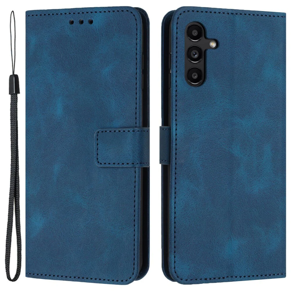 Galaxy S25+ / S24+ Plus – Wildleder Look Etui im Vintage Design - Image 9