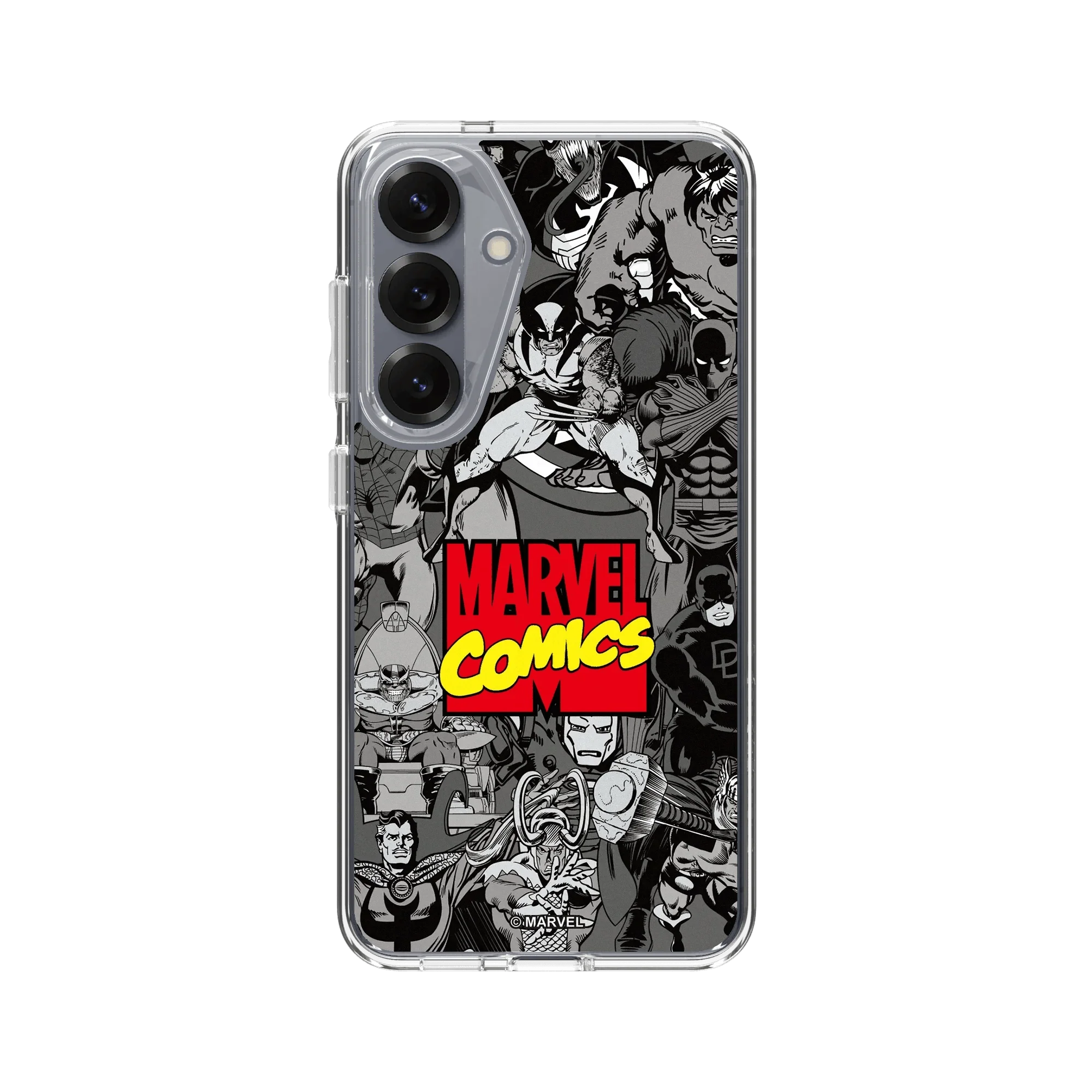 Galaxy S25 - Rhinoshield Clear Case Marvel Comics