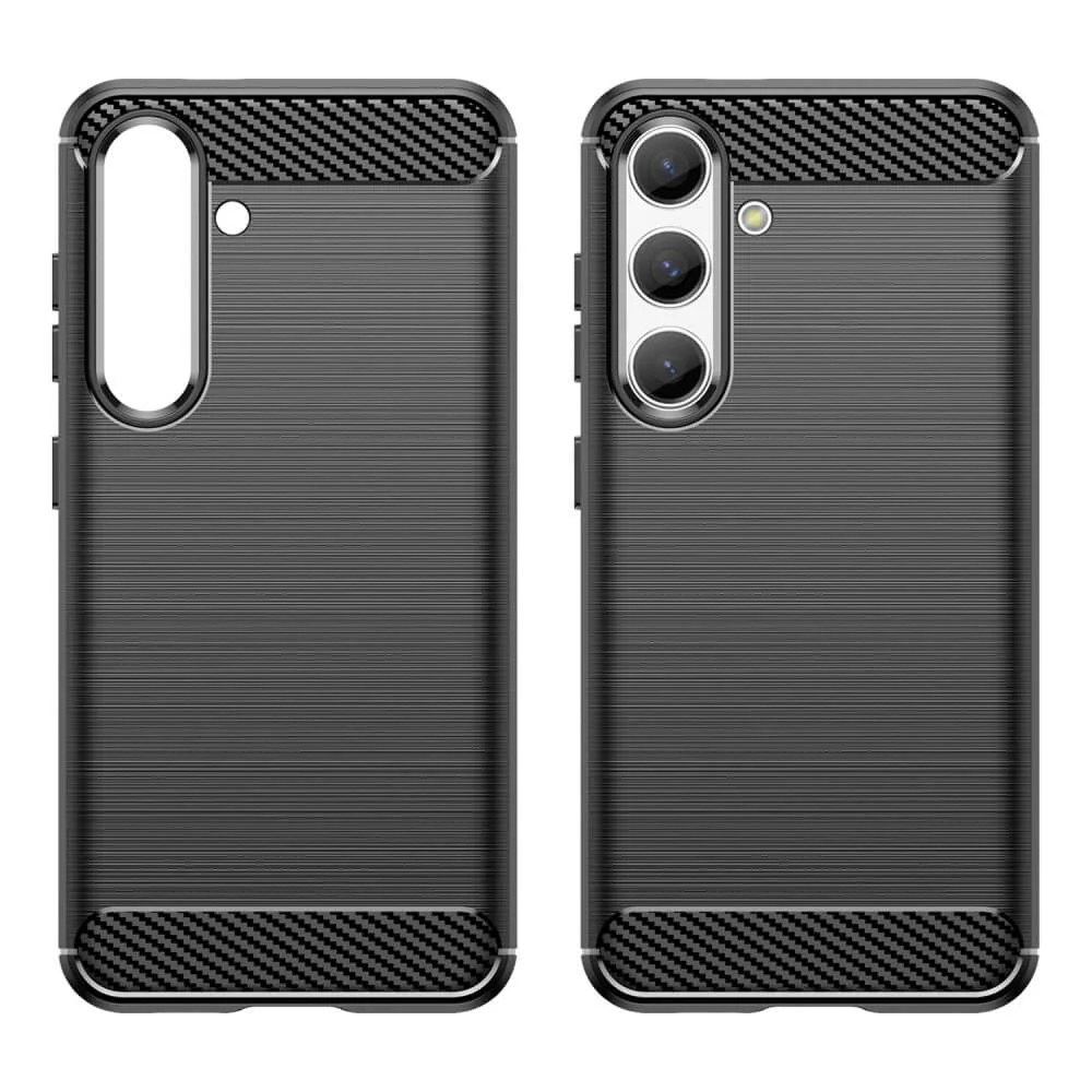 Galaxy S25 / S24 - Metall Carbon Look Hülle - Image 10