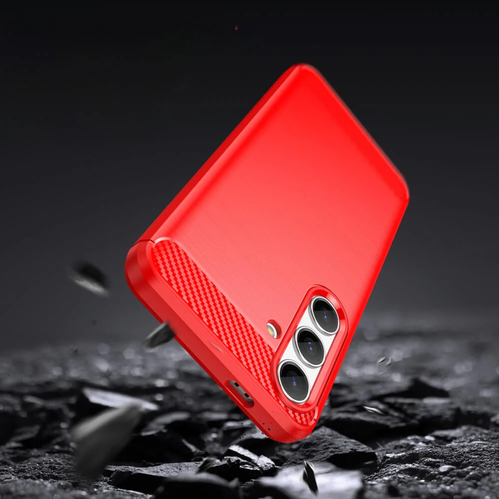 Galaxy S25 / S24 - Metall Carbon Look Hülle - Image 16