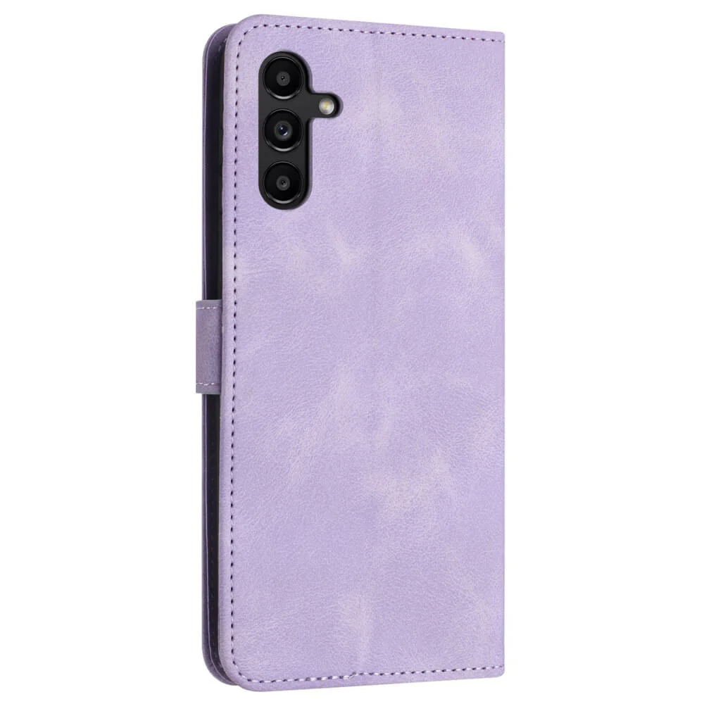 Galaxy S25 / S24 – Wildleder Look Etui im Vintage Design - Image 15