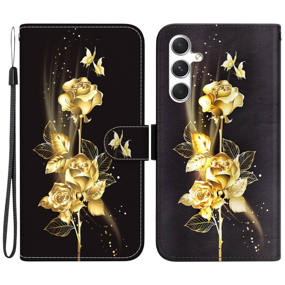 Galaxy S25 - Tasche Hülle mit Blüten Motiv - Image 24
