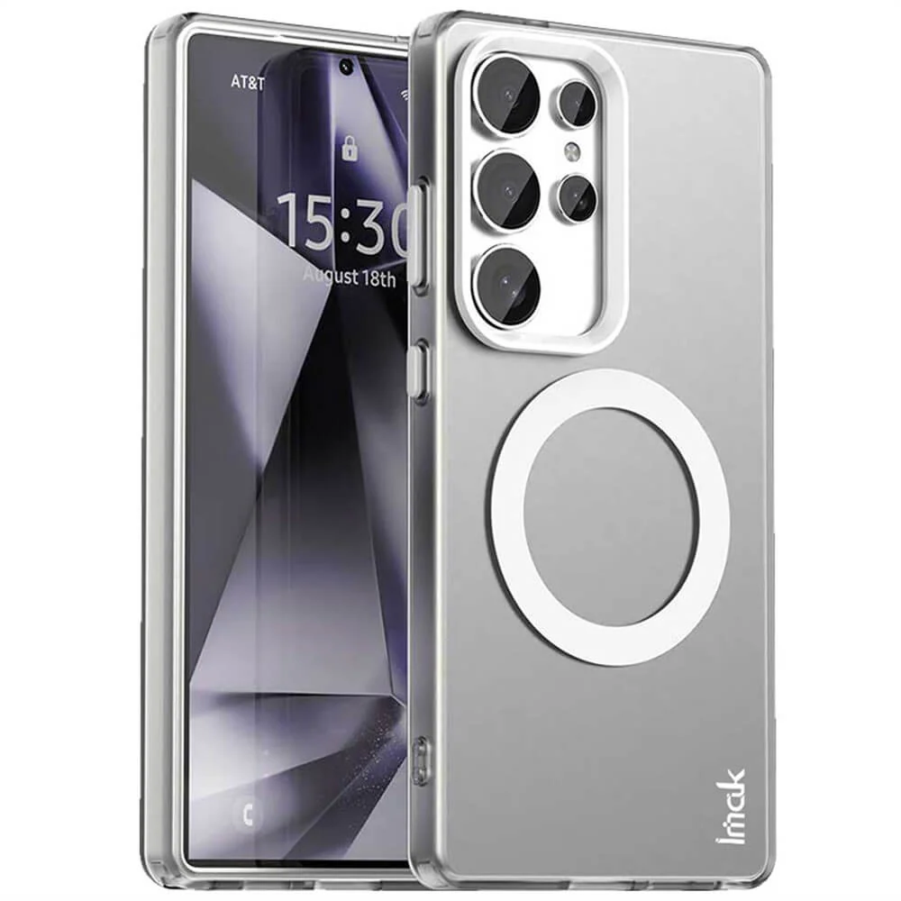 Galaxy S25 Ultra - IMAK Schützende Acryl-Handyhülle mit Magnet - Image 5