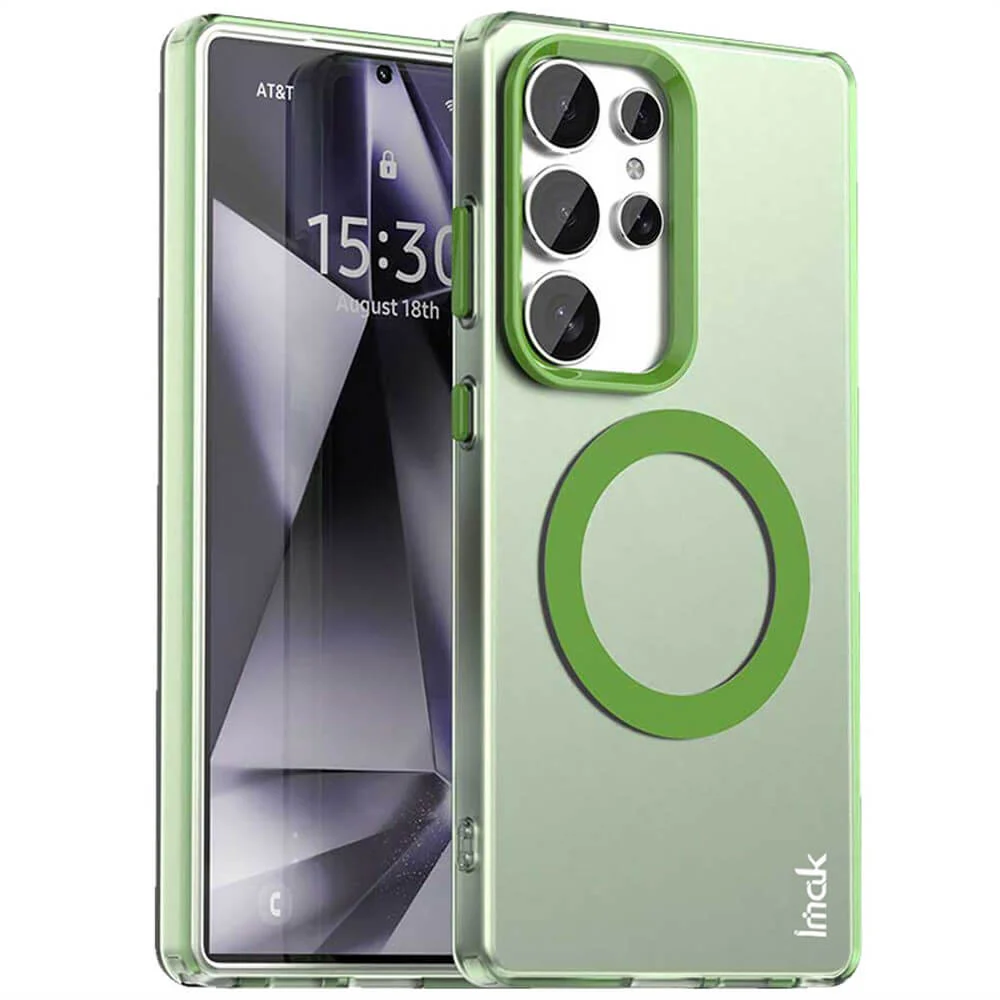 Galaxy S25 Ultra - IMAK Schützende Acryl-Handyhülle mit Magnet - Image 7