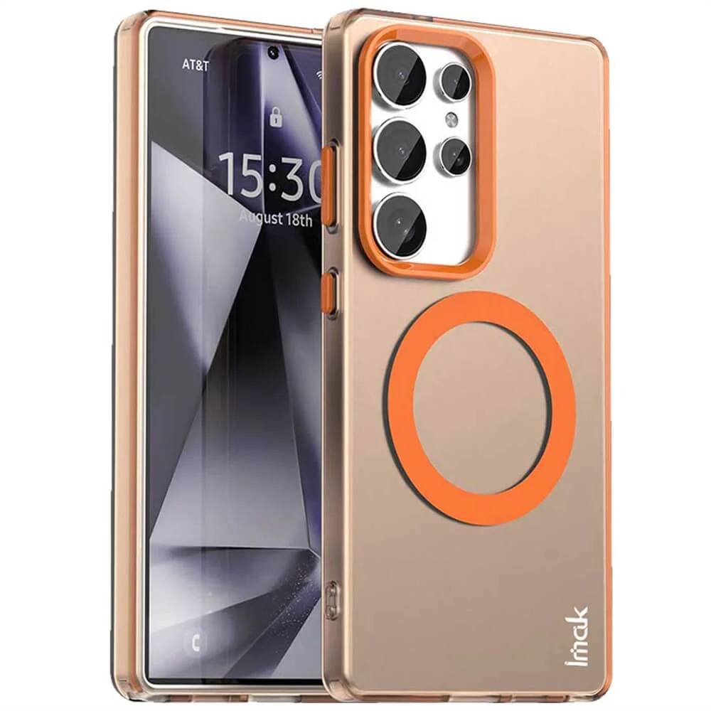 Galaxy S25 Ultra - IMAK Schützende Acryl-Handyhülle mit Magnet - Image 8