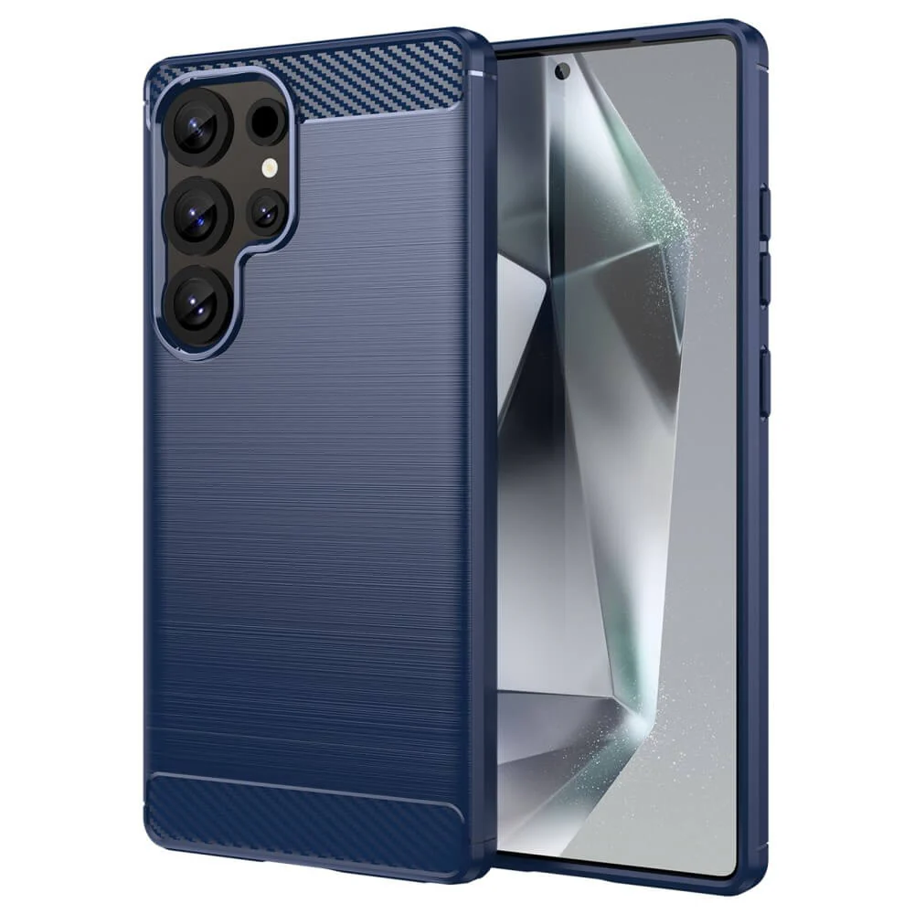 Galaxy S25 Ultra - Metall Carbon Look Hülle - Image 11