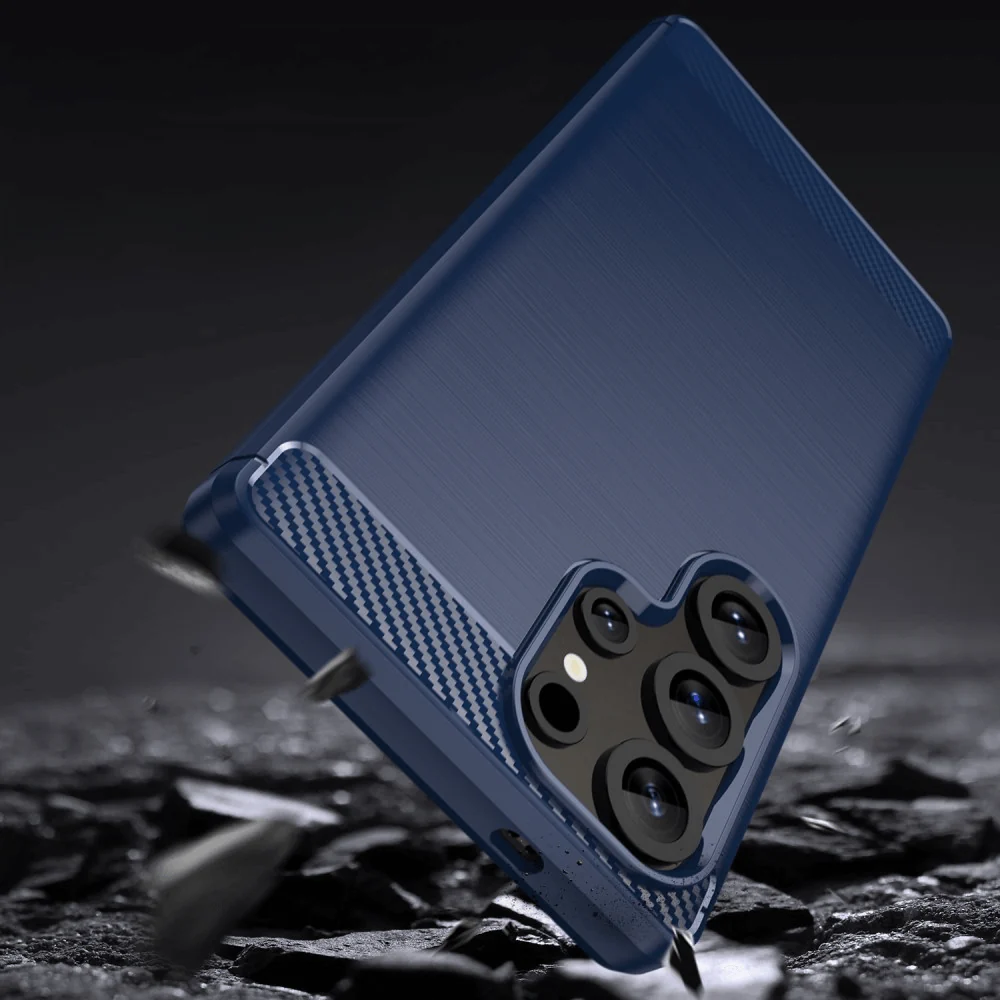 Galaxy S25 Ultra - Metall Carbon Look Hülle - Image 14