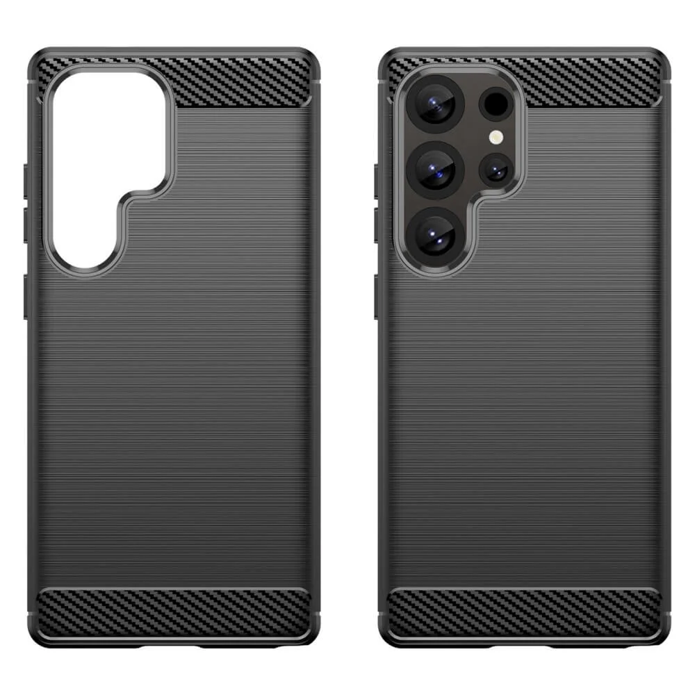 Galaxy S25 Ultra - Metall Carbon Look Hülle - Image 2