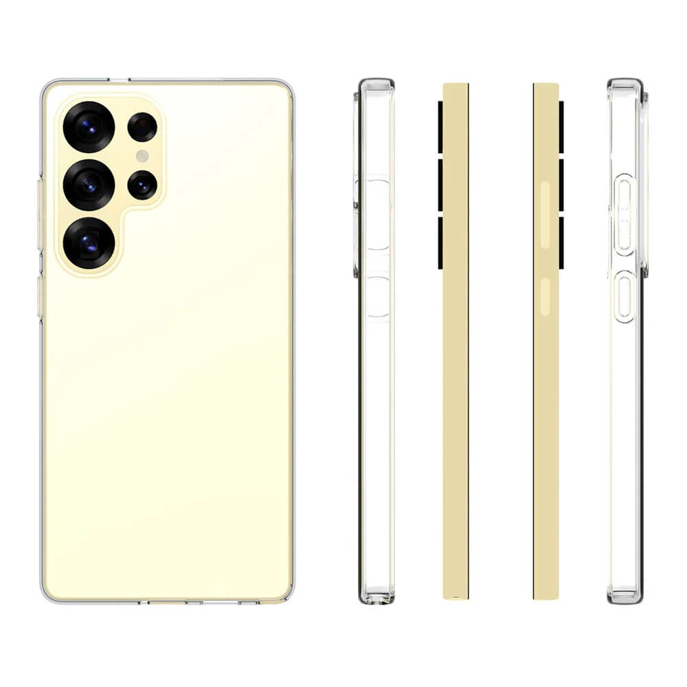 Galaxy S25 Ultra - Silikon Gummi Case transparent - Image 5