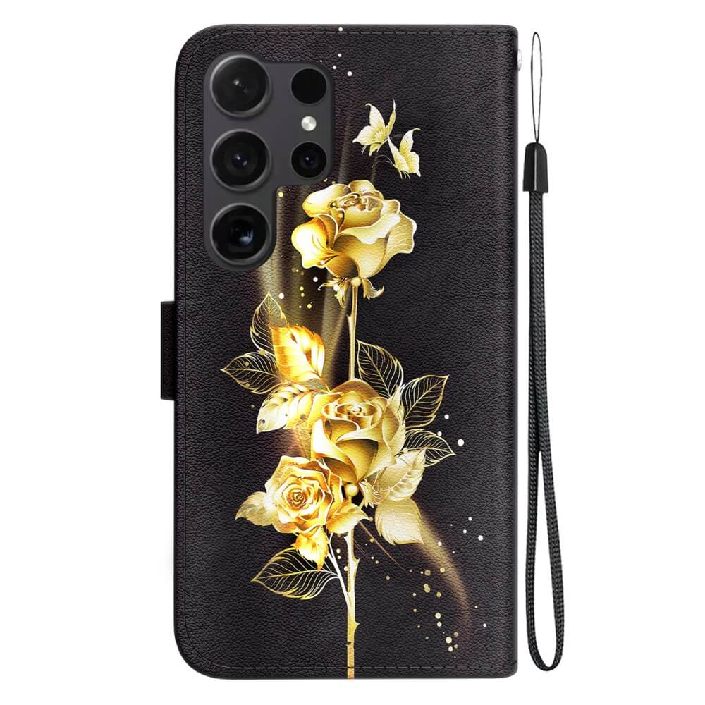 Galaxy S25 Ultra - Tasche Hülle mit Blüten Motiv - Image 29
