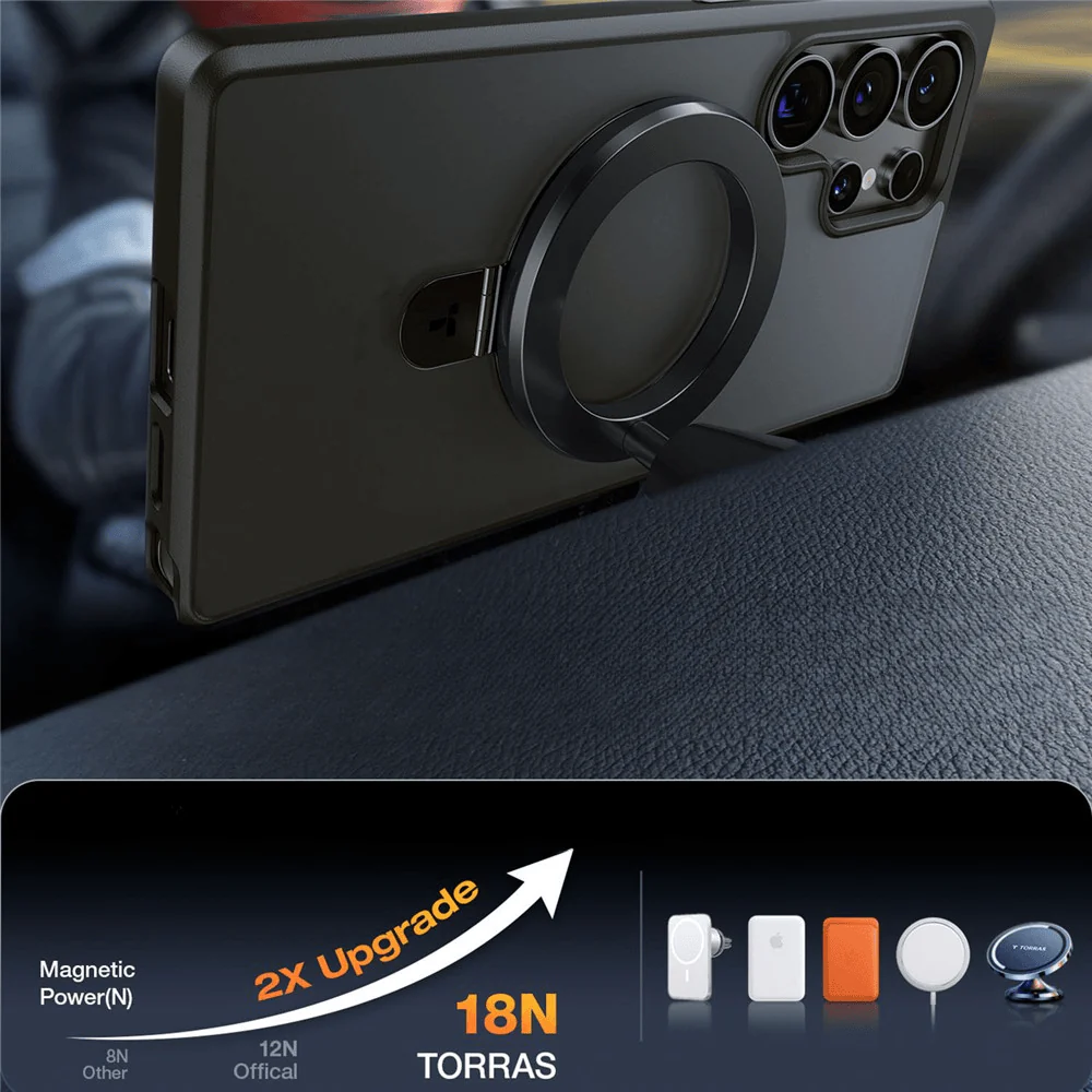 Galaxy S25 Ultra - TORRAS Ostand O1 Guardian Series - Image 3
