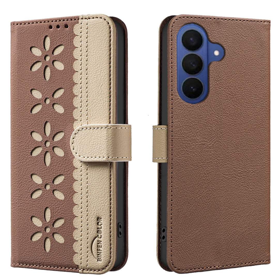 Galaxy S26+ Plus - BINFEN Ledertasche Floral - Image 15