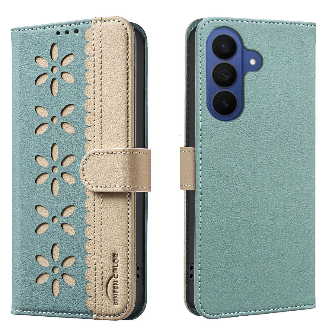 Galaxy S26+ Plus - BINFEN Ledertasche Floral - Image 8