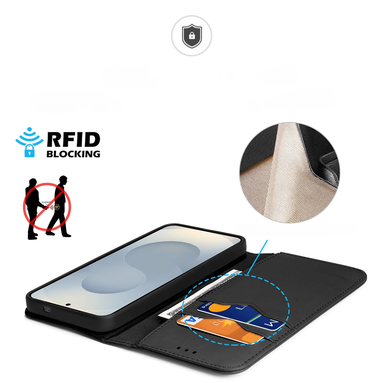 Galaxy S26+ Plus DUX DUCIS HIVO Etui Tasche mit RFID-Schutz - Image 6