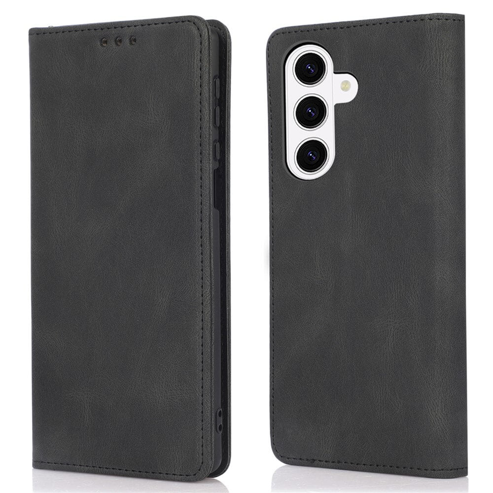 Galaxy S26+ Plus - Flip Case Hülle in Wildleder Optik