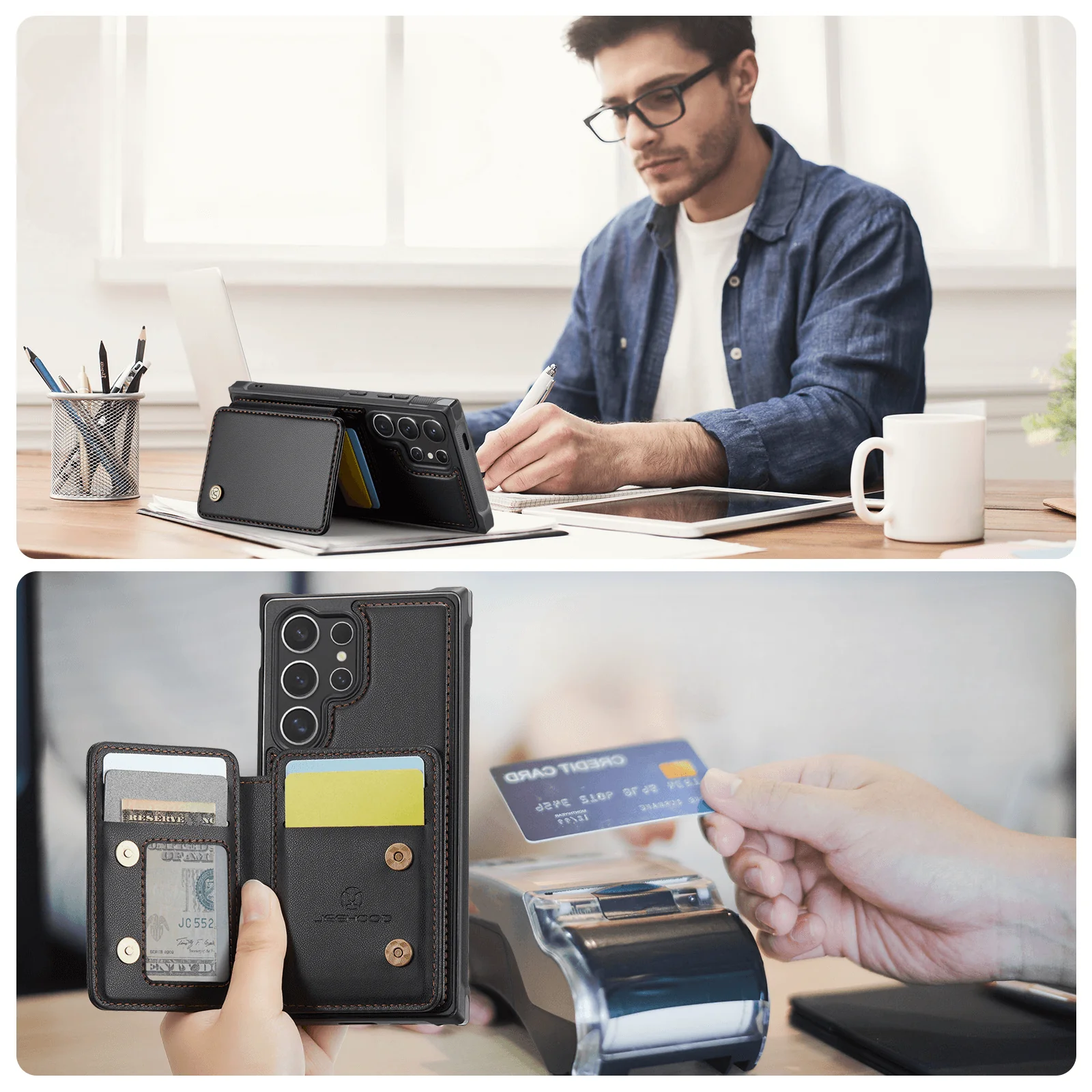 Galaxy S26 Ultra - 2-in-1 Backcover mit Kreditkarten-Etui - Image 9