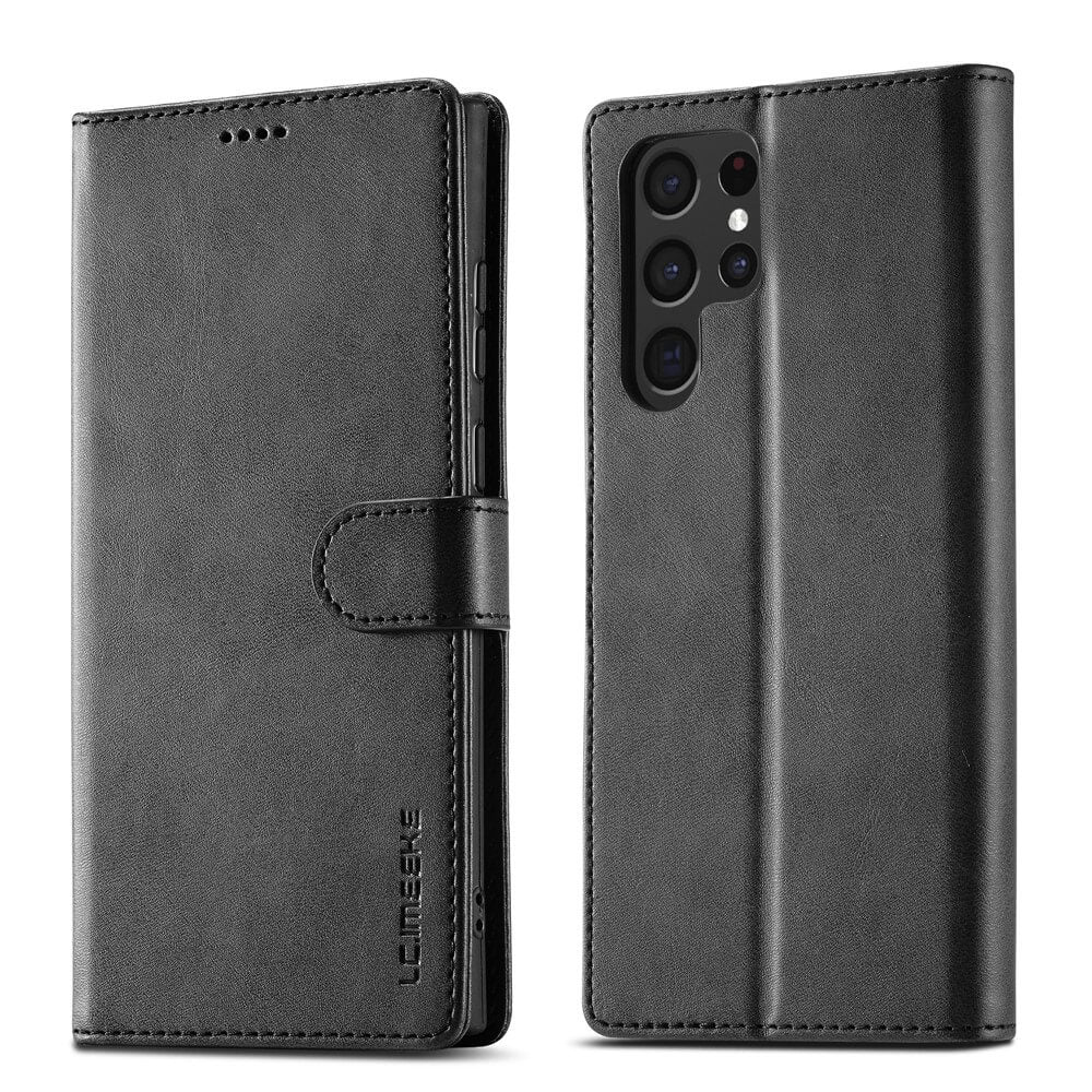Galaxy S26 Ultra - LC.IMEEKE Leder Etui Hülle