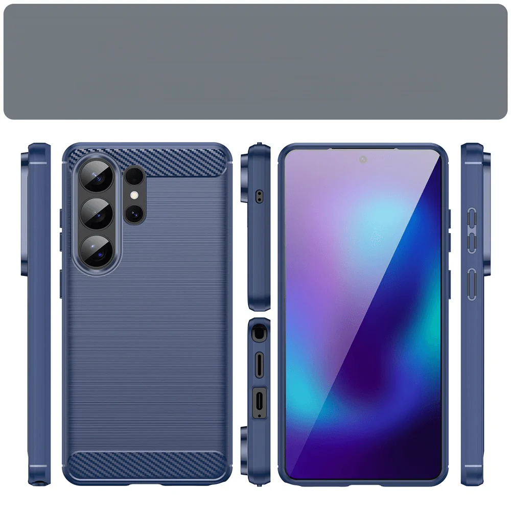 Galaxy S26 Ultra - Metall Carbon Look Hülle - Image 14