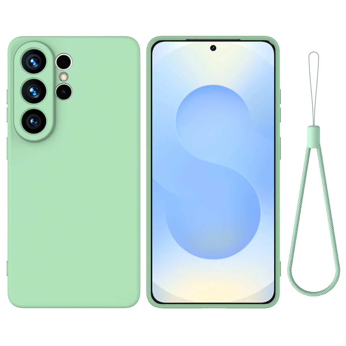 Galaxy S26 Ultra - Silikon Gummi Hülle mit Riemen - Image 18