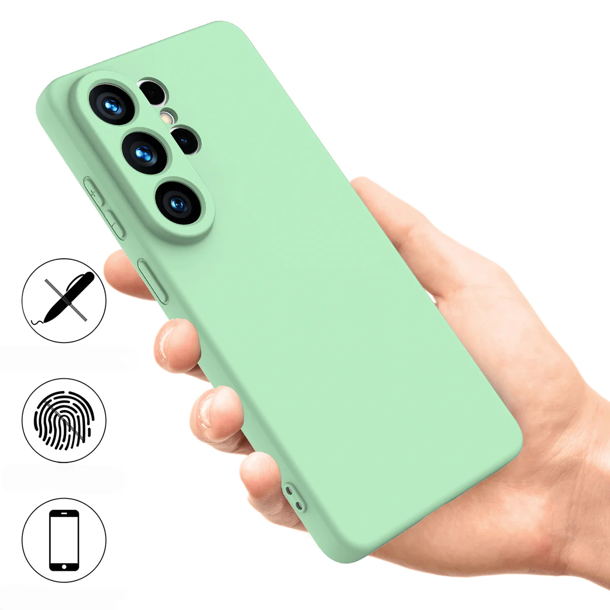 Galaxy S26 Ultra - Silikon Gummi Hülle mit Riemen - Image 19