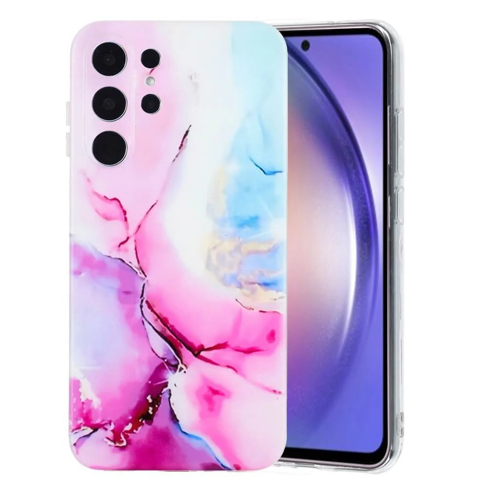Galaxy S26 Ultra - Silikon Hülle mit Marble Motiv - Image 13
