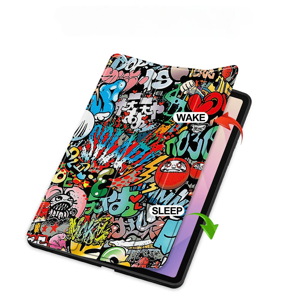 Galaxy Tab S11 - Tri-Fold Case mit Pencil-Halter und Motiv - Image 13