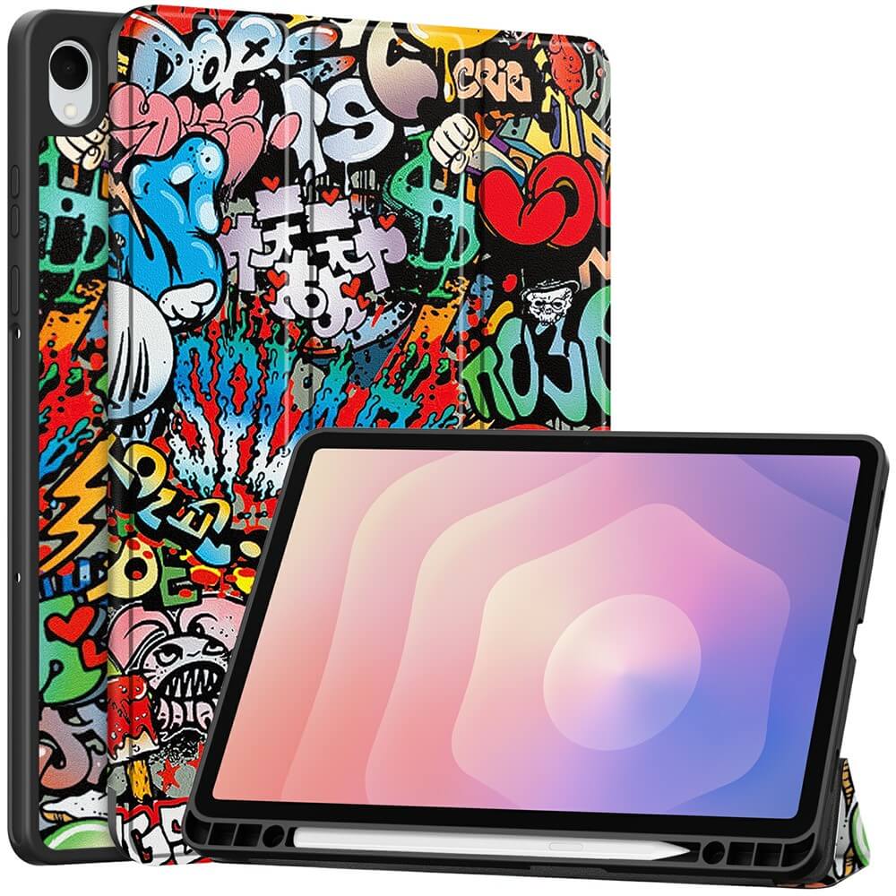 Galaxy Tab S11 - Tri-Fold Case mit Pencil-Halter und Motiv - Image 17