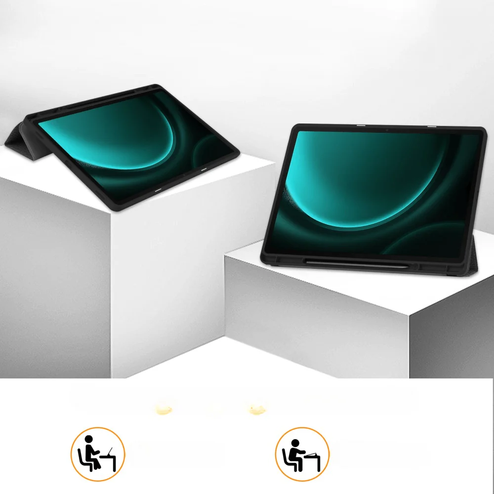 Galaxy Tab S9 + / S9 FE+ - Smart Case Silikon - Image 49