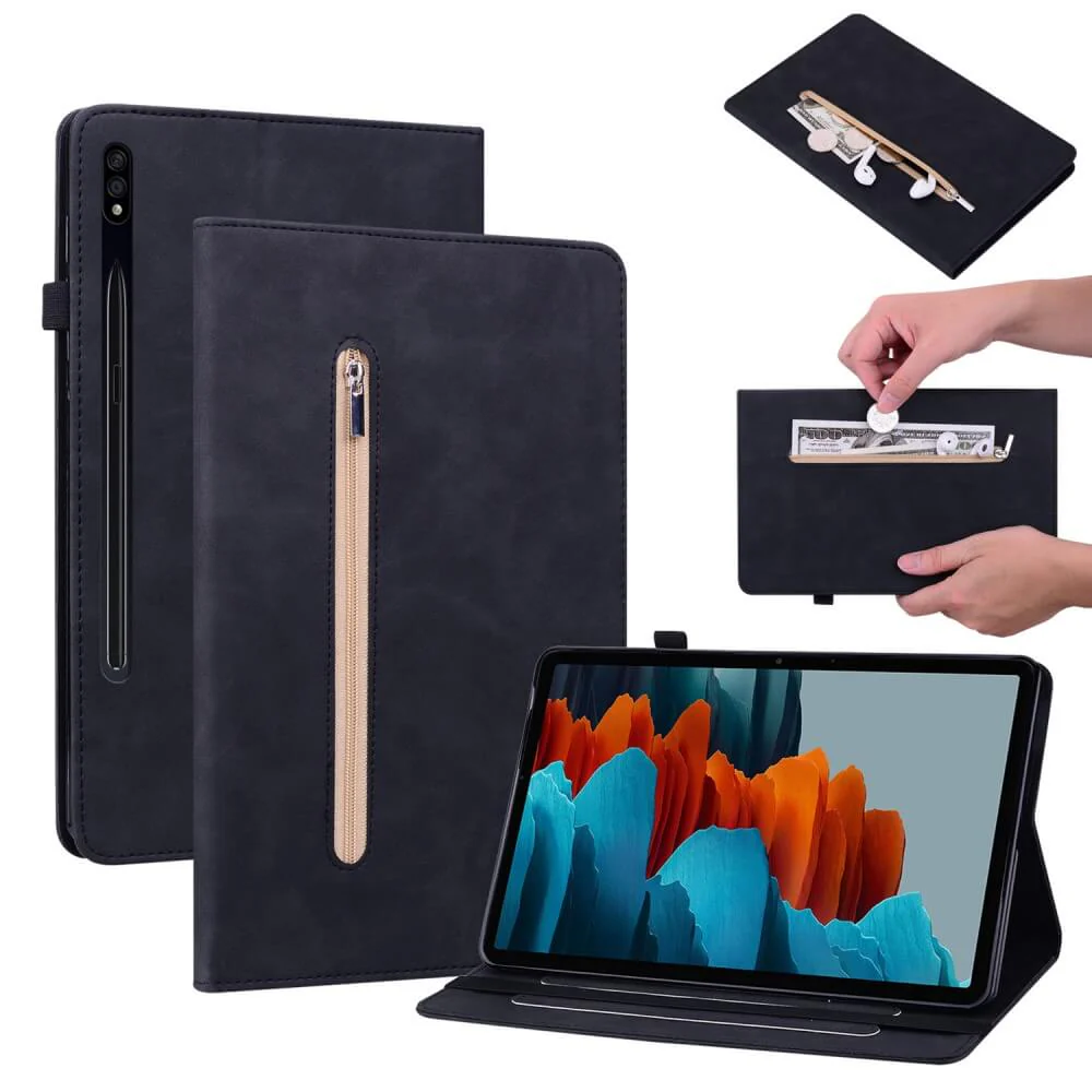 Galaxy Tab S9+ - Schutzhüllle Mit Zipper Tasche - Image 15
