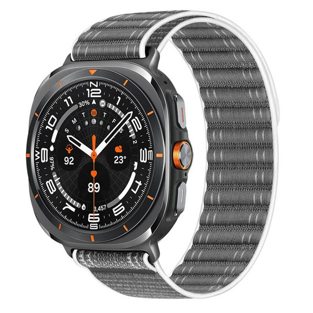 Galaxy Watch Ultra (47mm) - Nylon Ersatz Armband mit Klettverschluss - Image 10