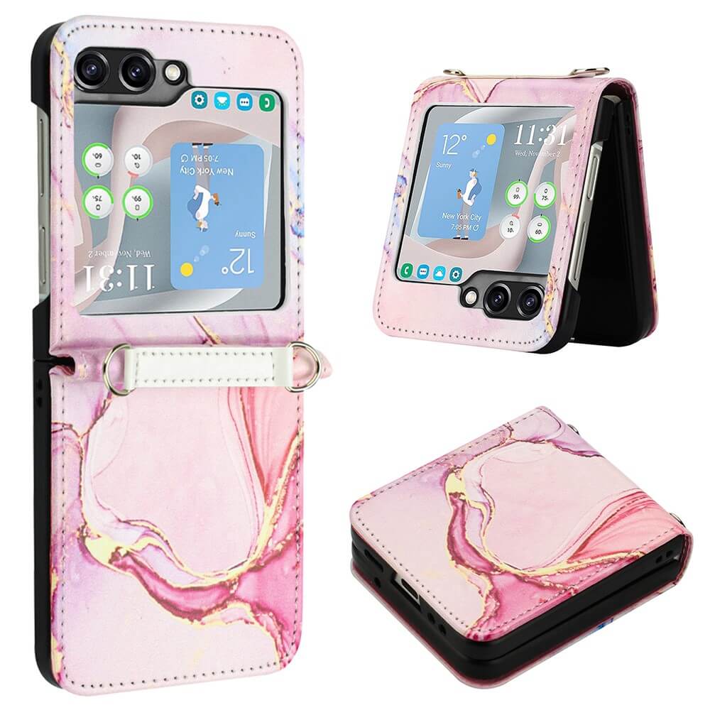 Galaxy Z Flip5 - Hybrid Schutzhülle Marble - Image 4