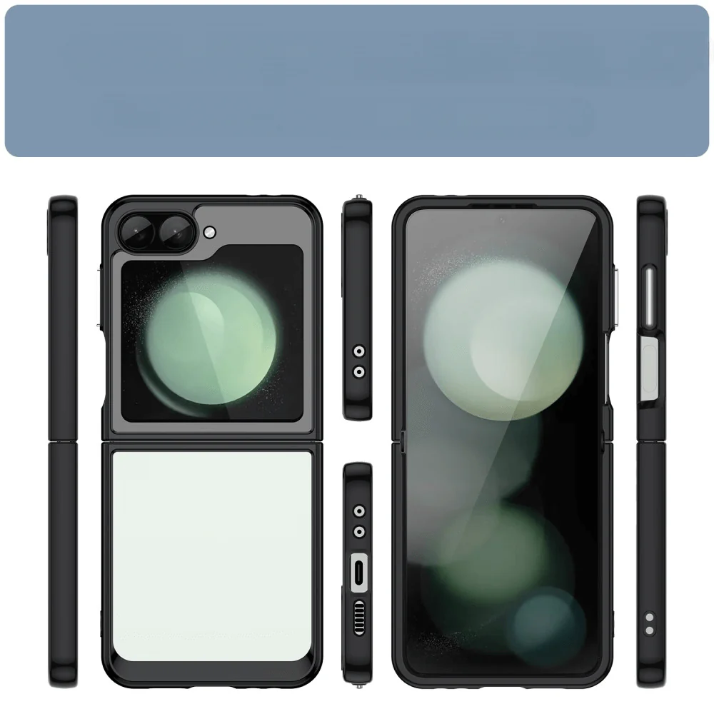 Galaxy Z Flip6 - Schützende Acryl-Handyhülle mit erhöhtem Rand - Image 3