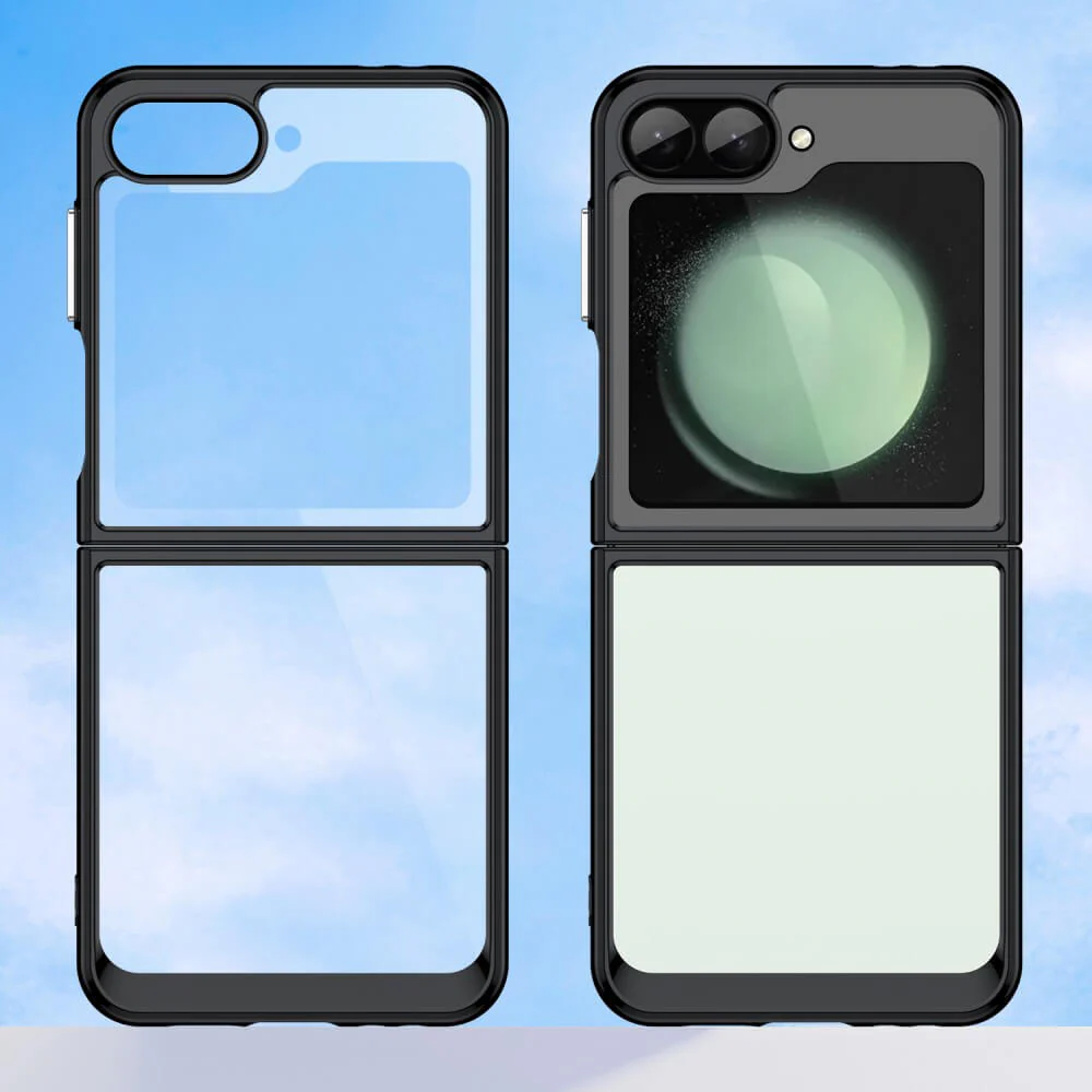 Galaxy Z Flip6 - Schützende Acryl-Handyhülle mit erhöhtem Rand - Image 5
