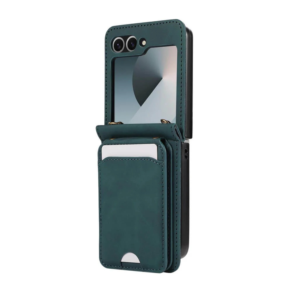 Galaxy Z Flip7 - Etui viele Kartenfächer mit Umhängeband - Image 13