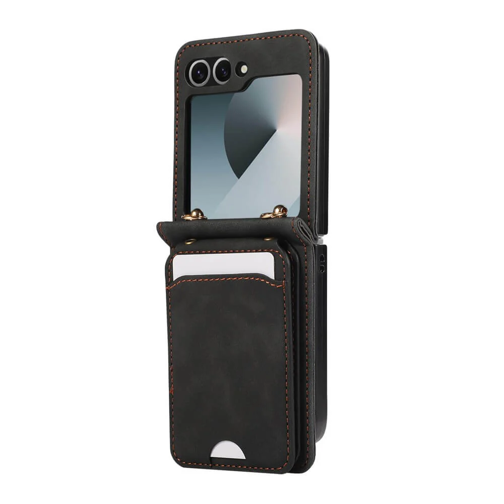 Galaxy Z Flip7 - Etui viele Kartenfächer mit Umhängeband - Image 4