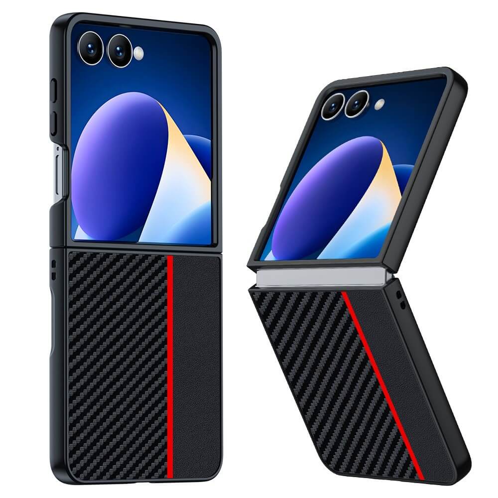 Galaxy Z Flip7 - LC.IMEEKE Hülle Carbon Fiber