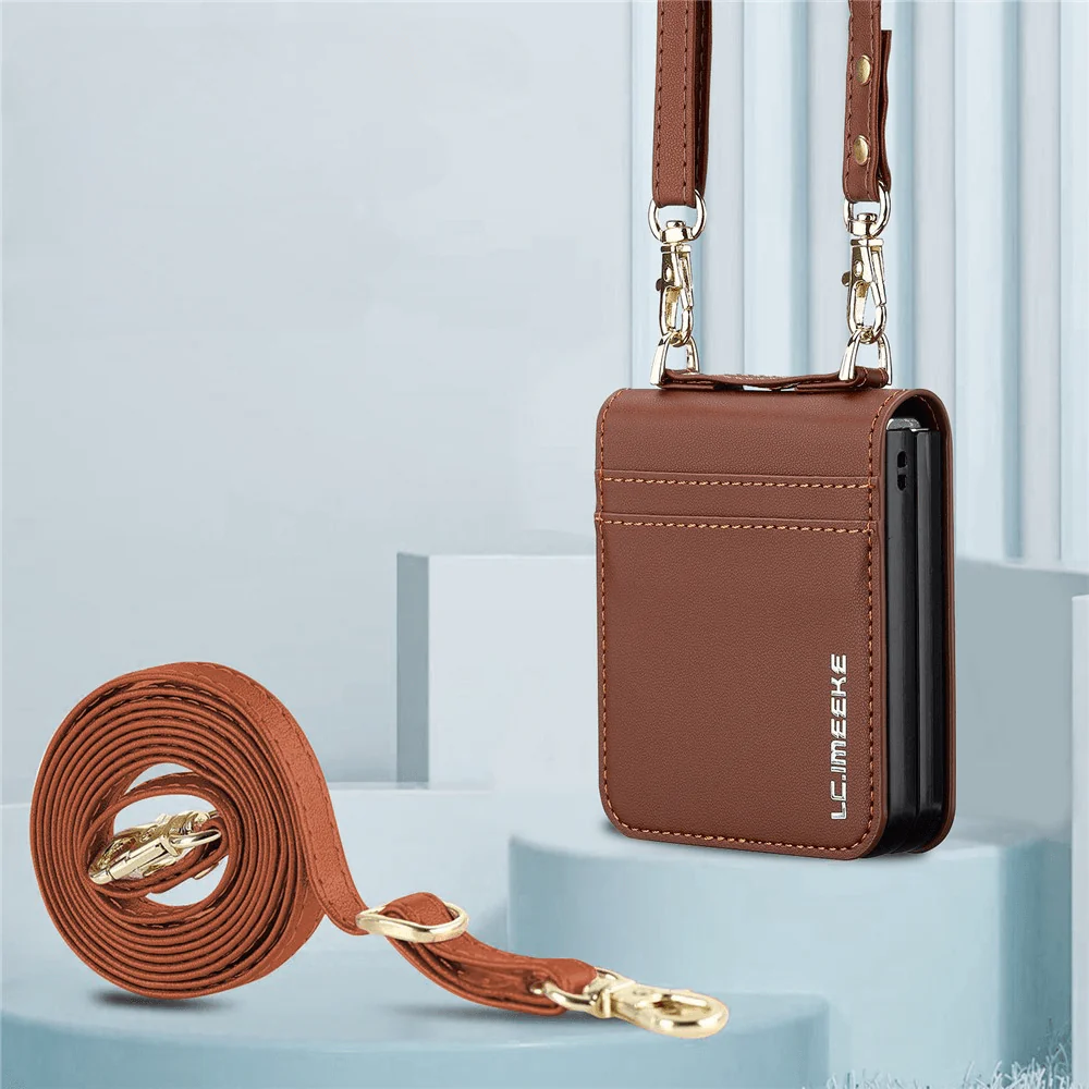 Galaxy Z Flip7 - LC.IMEEKE L1 Series Leder Etui HĂŒlle - Image 13