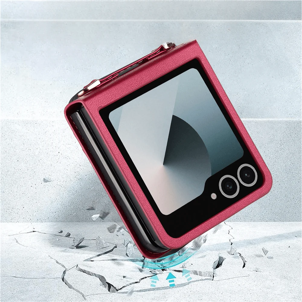 Galaxy Z Flip7 - LC.IMEEKE L1 Series Leder Etui HĂŒlle - Image 26