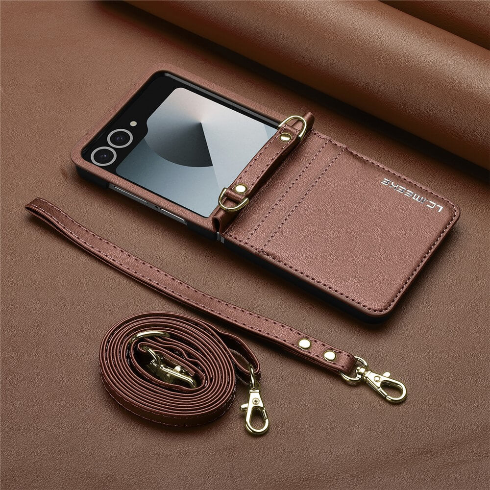 Galaxy Z Flip7 - LC.IMEEKE L1 Series Leder Etui HĂŒlle - Image 7