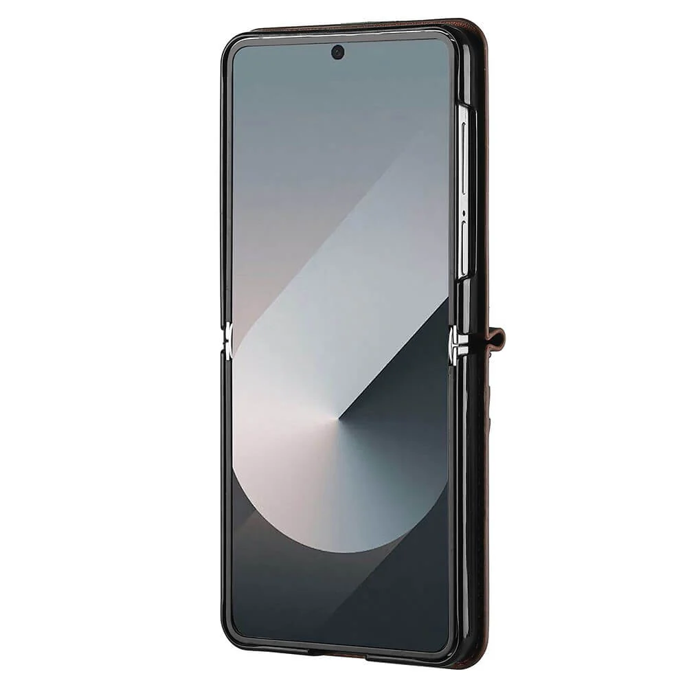 Galaxy Z Flip7 - LC.IMEEKE L1 Series Leder Etui HĂŒlle - Image 9