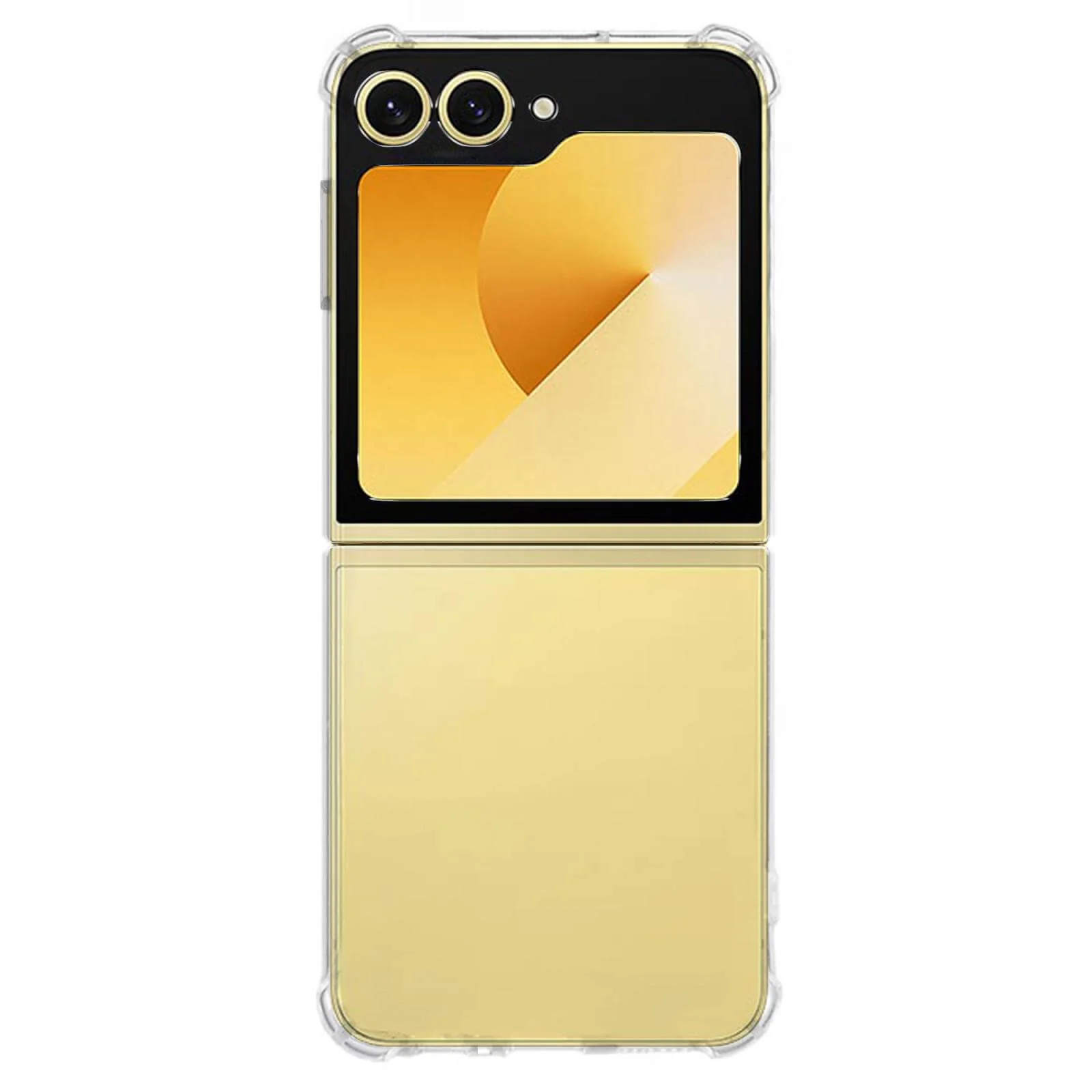 Galaxy Z Flip7 - Silikon Gummi Case transparent - Image 2